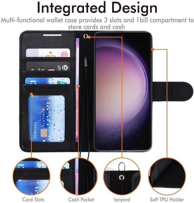 Detalle de TECHGEAR Galaxy S23 leather case