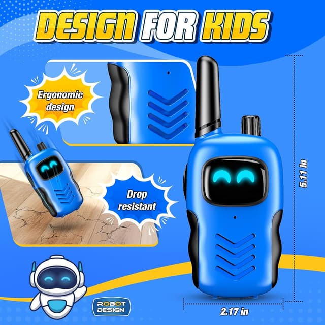 Thumbnail 2 de Adeokay Walkie Talkie Niños 1000 ft