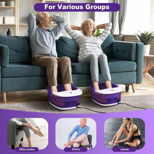 Detalle 1 de Foot Spa Bath Massager with Heat 2025 Upgrade