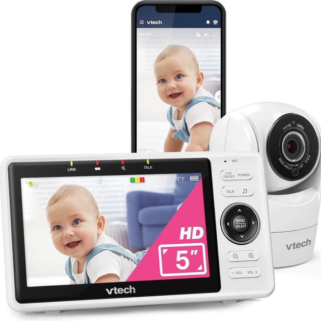 Imagen de VTech Cámara bebé 5 pulgadas 1080p 📷 en OfertitasTOP