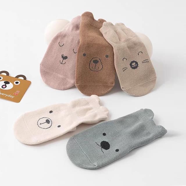 Thumbnail 6 de HAGOT Calzini Antiscivolo in Cotone 5 Paia