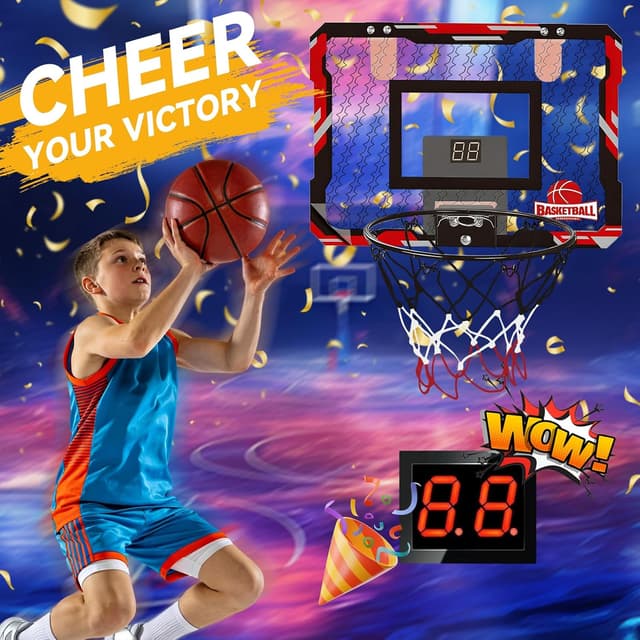 Thumbnail 1 de TEKXDD Basketball Hoop Indoor Over The Door