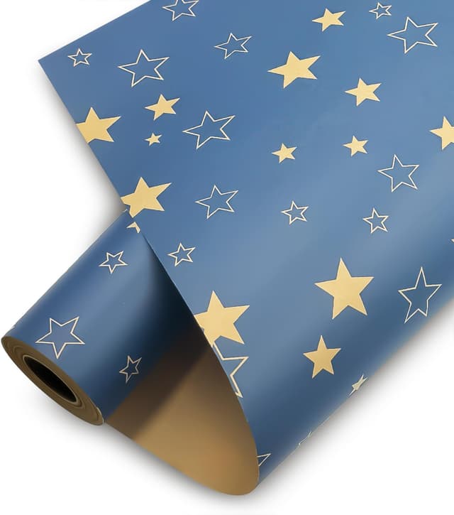 Imagen de Recyclable Blue Star Kraft Paper Roll 43cm en OfertitasTOP