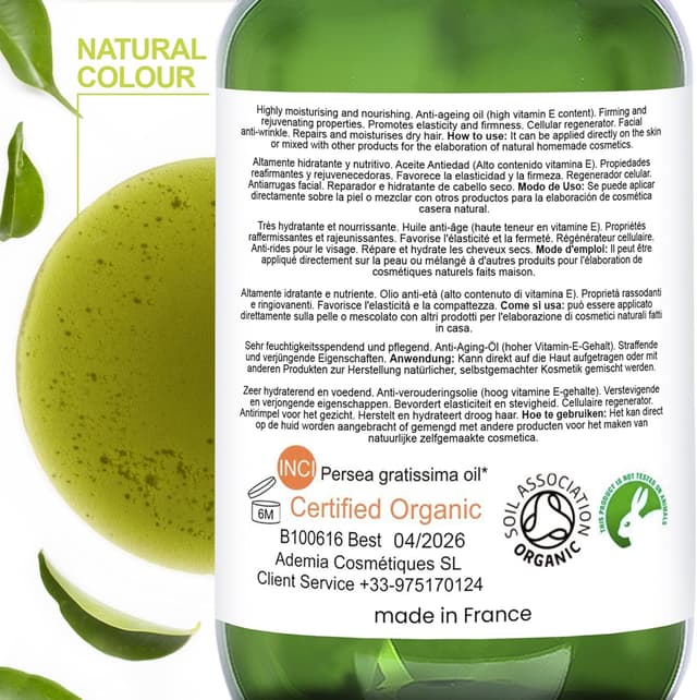 Thumbnail 1 de Huile d'avocat bio 1000 ml