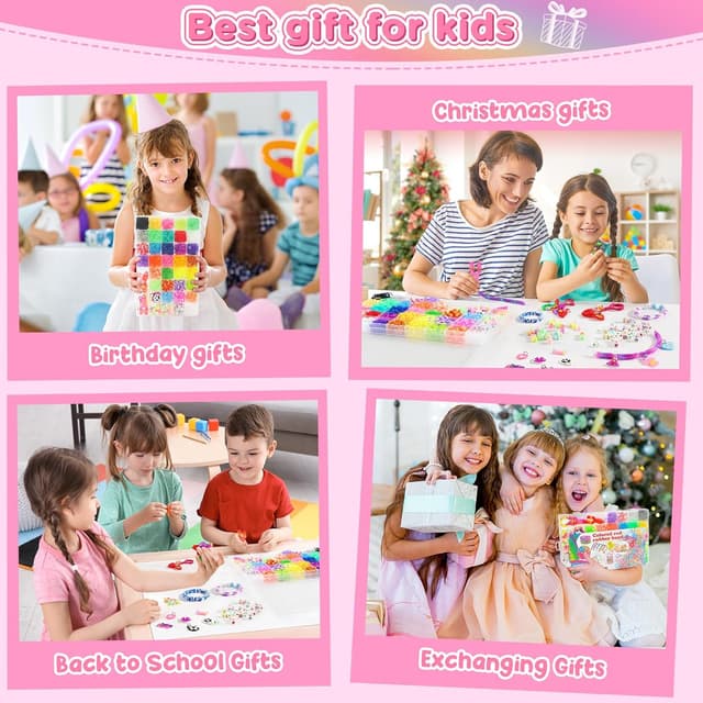 Thumbnail 6 de URMYWO Loom Bänder Set (2800+), 32 Farben – Zubehör für Armbänder, Basteln & DIY