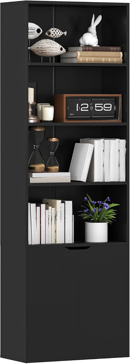 Detalle de HOMCOM Bibliothèque à 6 Niveaux 59 x 29 x 180 cm