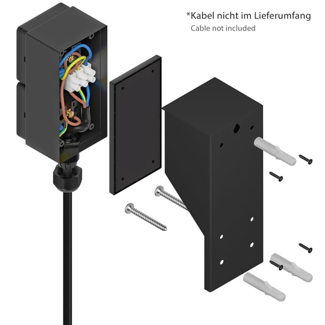 Detalle de ledscom.de PIWI Aufputz Steckdose außen 2-fach IP44