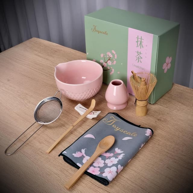 Thumbnail 1 de Joyscale Matcha Whisk Set 16 OZ 🍵