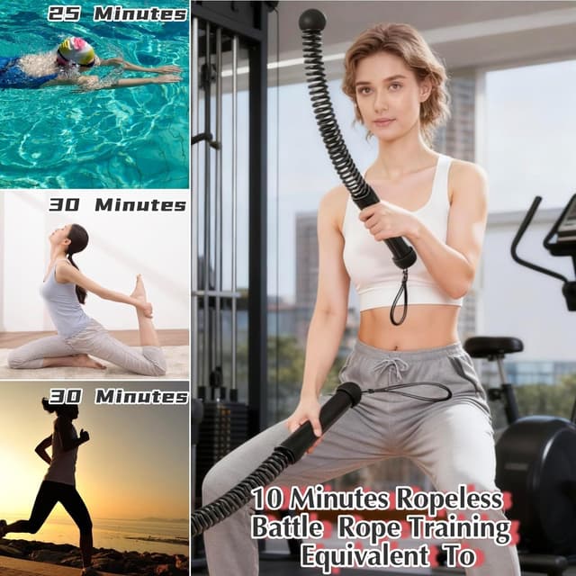 Detalle de Ropeless battle rope 1.44 lb cordless