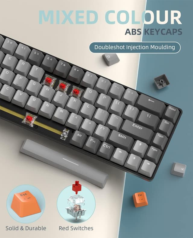 Thumbnail 5 de MAGIC-REFINER RK68 Teclado Mecánico Gaming Inalámbrico ⚡