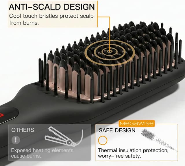 Thumbnail 6 de MEGAWISE Pro Keramik Ionic Glättebürste