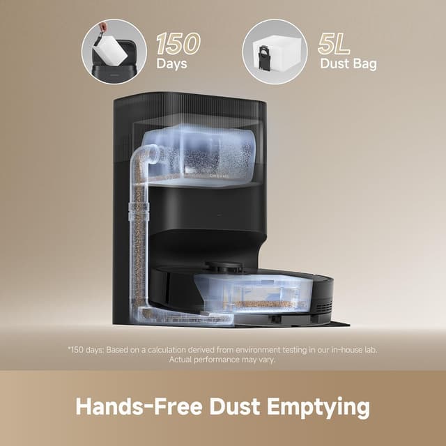 Detalle de Dreame D20 Plus robot vacuum 13000Pa