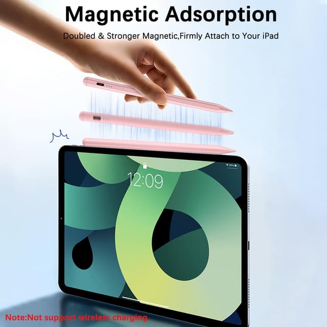Thumbnail 6 de EcoPestuGo Stylus Pen for Apple iPad (2018–2026): Tilt, Palm Rejection, Fast Charging
