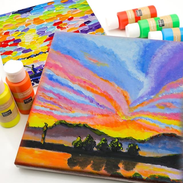 Thumbnail 5 de Artecho Acrylic Paint 18 Colours 59 ml set ๐จ