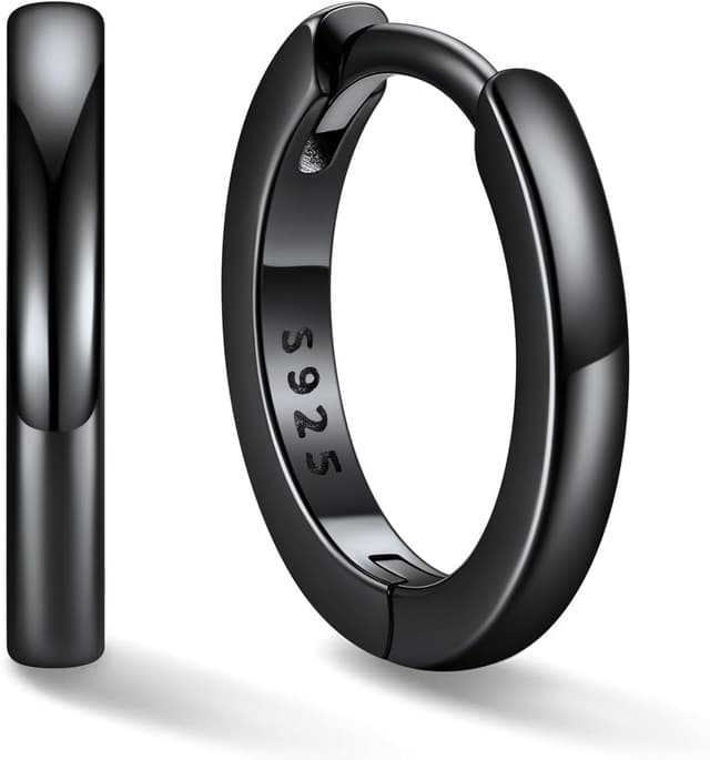 Detalle de SILVERCUTE Argent 925 Huggie 8 mm đ