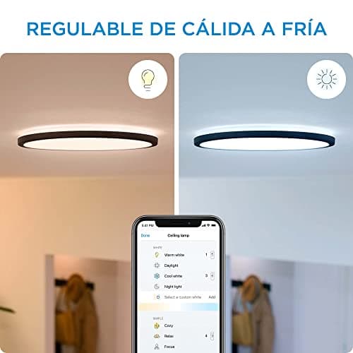 Thumbnail 7 de WiZ Superslim 16W: Lámpara de Techo Inteligente Wi-Fi 🌟