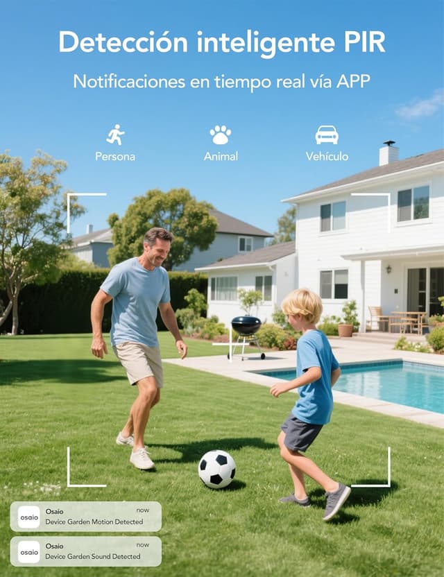 Thumbnail 4 de GNCC 4MP Cámara Vigilancia WiFi Exterior Solar