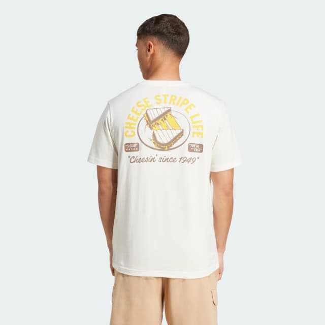 Imagen de Adidas Camiseta estampada Food Grilled Cheese Blanco en OfertitasTOP