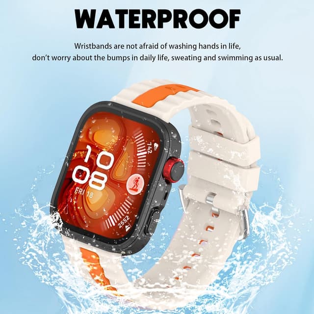 Detalle 1 de Xisair 2 Silicone Straps for Huawei Fit 4