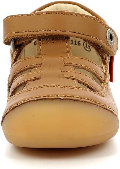 Detalle de Kickers Sushy sandali per bambini e ragazzi: tomaia in gomma e suola in gomma