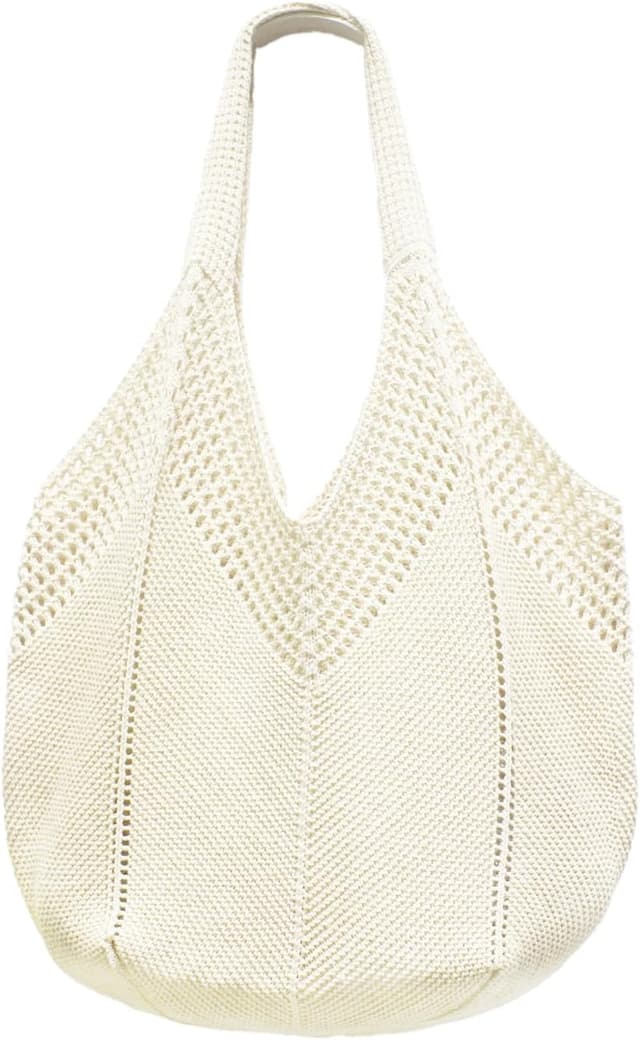 Detalle de Aucuu sac fourre-tout femme en crochet ajouré
