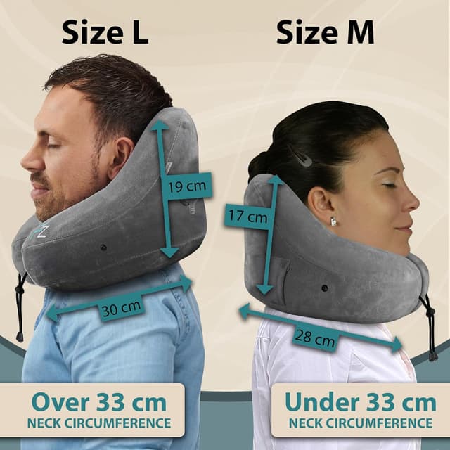 Detalle de FLOWZOOM Air neck support travel pillow