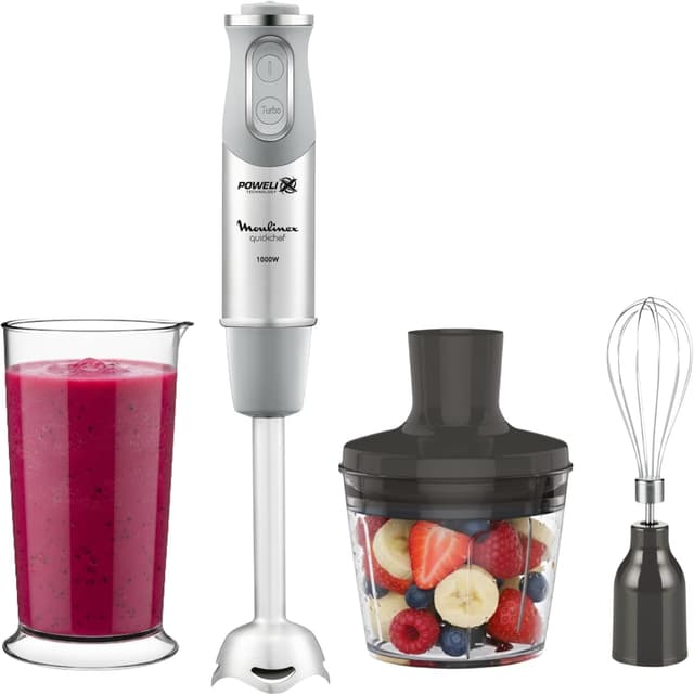 Detalle de Moulinex QuickChef DD655D Batidora de Mano 1000 W 🥄