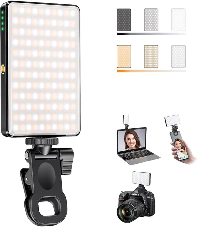 Detalle de SEAEYES Selfie Licht Handy mit 120 LEDs