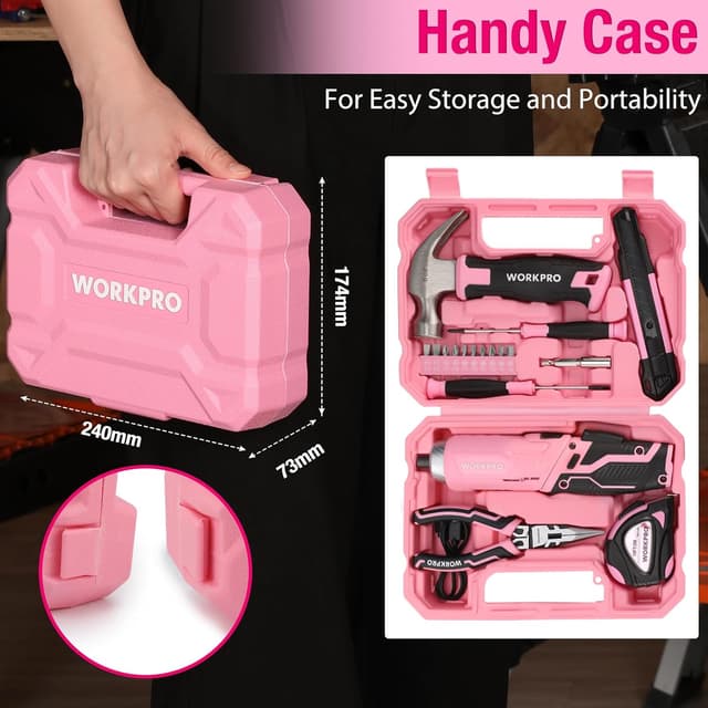 Thumbnail 6 de WORKPRO Set 18 set attrezzi 3,7V 🛠