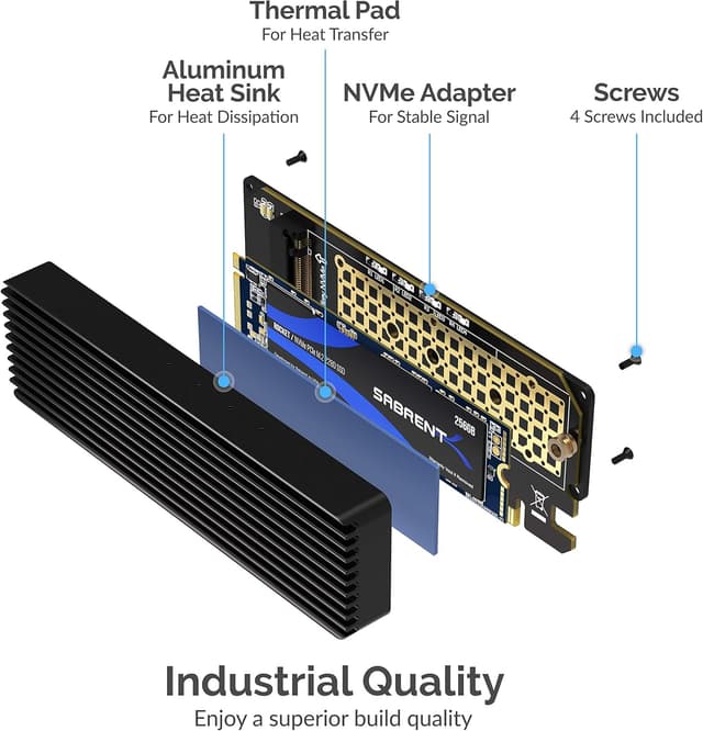 Thumbnail 2 de SABRENT EC-PCIE M.2 NVMe to PCIe x16 Adapter