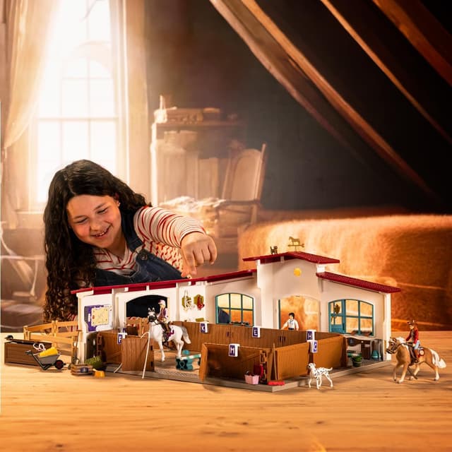 Thumbnail 6 de Schleich Horse Club Reithalle Peppertree 42639 179 Teile