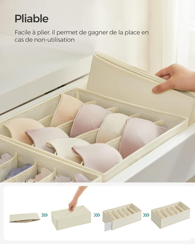 Thumbnail 6 de SONGMICS RUS008M01 organiseur tiroir 8 pièces