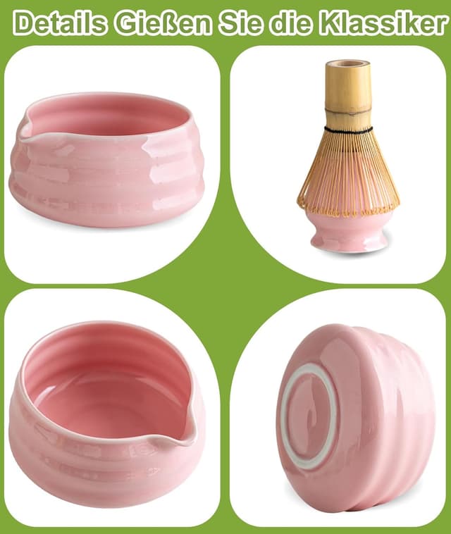 Thumbnail 5 de JBER Matcha Besen Set Rosa 7-teilig