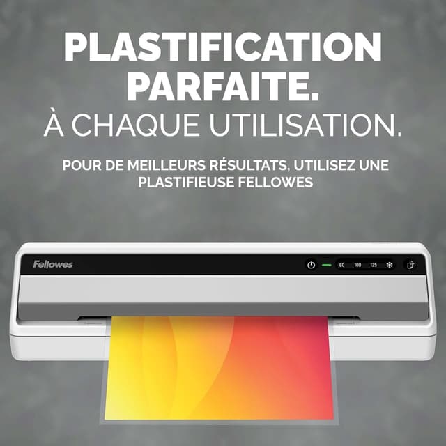 Thumbnail 6 de Pochettes de plastification Fellowes A3 brillante – lot de 50 feuilles pour affiches et documents