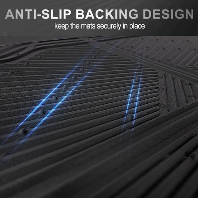 Thumbnail 5 de CAR PASS Rubber Floor Mats 3-Piece