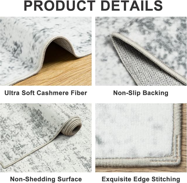 Thumbnail 5 de PLHXFR 8x10 Washable Area Rug