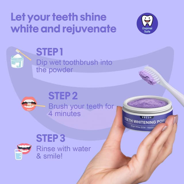 Thumbnail 2 de Teeth Whitening Powder 1.7 oz 🪥