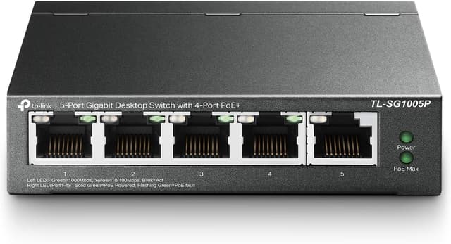 Imagen de TP-Link 5-Port Gigabit Switch 4 PoE+ 📡 en OfertitasTOP