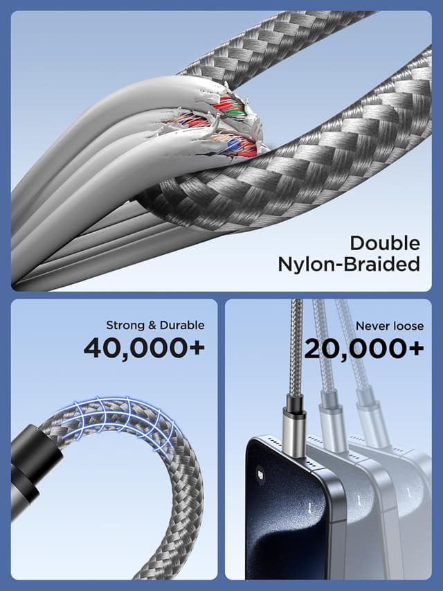 Thumbnail 4 de Multi Charger Cable 3-in-1, 1.2m 3A