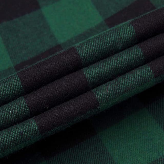 Detalle de siliteelon Herren Karo-Flanellhemd mit Brusttasche (Langarm, Regular Fit) aus Baumwolle