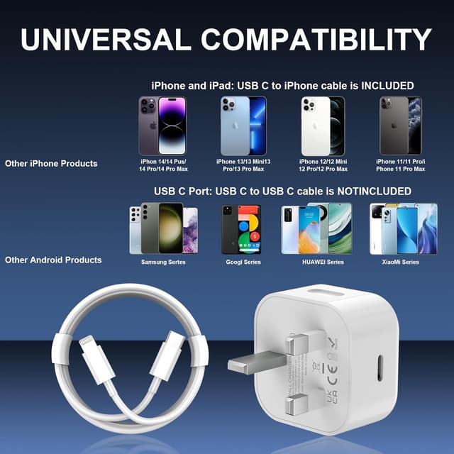 Detalle 2 de iPhone fast charging cable 20W