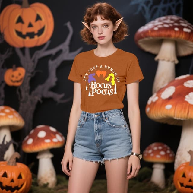 Detalle 1 de Qskall Sanderson Sisters Halloween tee