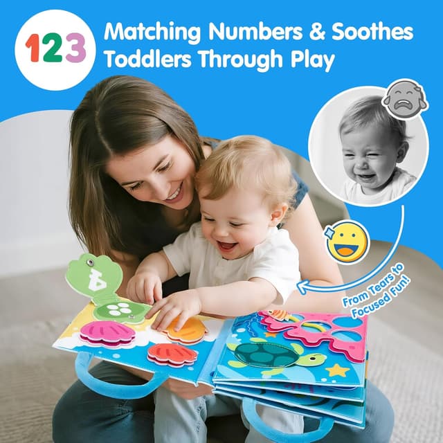 Thumbnail 6 de hahaland Ocean Felt Busy Book 1+ year