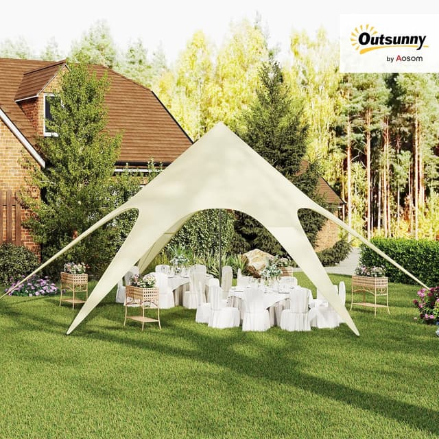 Detalle 2 de Tente de jardin Outsunny 10 x 10 m