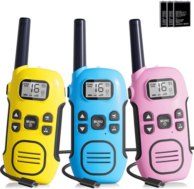 Imagen de DURLK Talkie Walkie Enfants 3 pièces 1200 mAh en OfertitasTOP