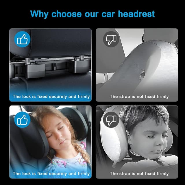 Thumbnail 5 de Aipwerer A10 Cale-tête enfant mémoire pour voiture