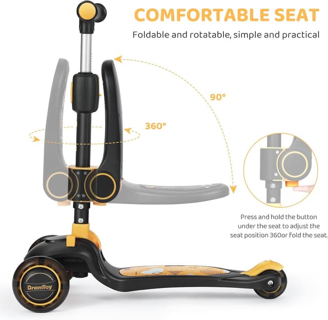 Thumbnail 2 de BremToy Kinderroller mit Sitz 50 kg Traglast