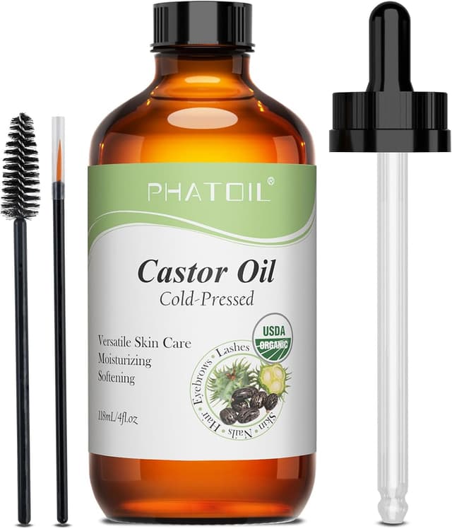 Imagen de PHATOIL Organic Castor Oil 118ml en OfertitasTOP