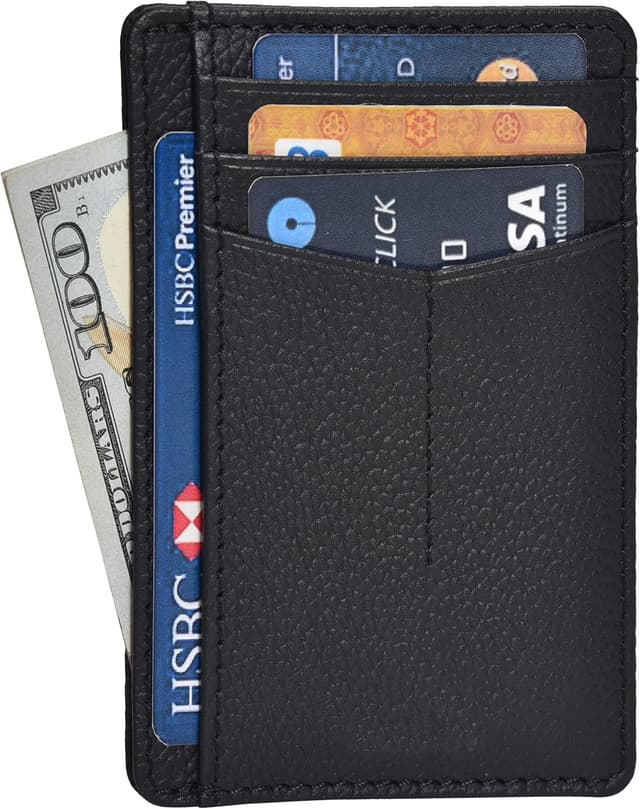 Detalle de Oak Leathers RFID wallet slim leather