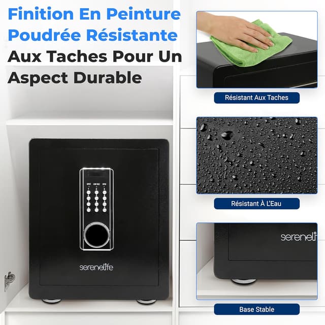 Thumbnail 6 de SereneLife Coffre-Fort électronique 28,6 lbs
